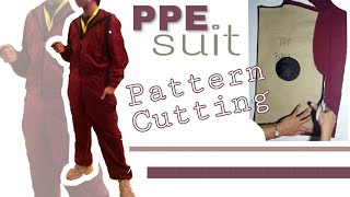 DIY CUTTING PATTERN FOR PPE SUIT Personal Protective Equipment grace creation [upl. by Zwart]