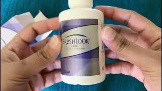 Freshlook Eye Lenses Full Set Replacement Cycle 12 Month Best Lens eyelenses freshlook youtube [upl. by Yoreel]