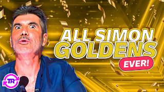 EVERY Simon Cowell GOLDEN BUZZER on AGT from 20162024 [upl. by Leviralc123]