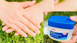 Hand whitening  Winter skin care  ⁠Vaseline uses  Milk benefits for skin  Hand care tips [upl. by Korfonta]