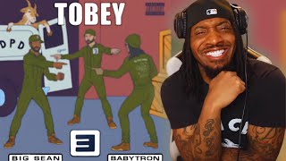 EM SAID HE SMOKING YA TOP 5  Eminem  Tobey feat Big Sean amp Babytron REACTION [upl. by Imoen]