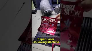 Efficient Laser Hollowing for Holiday Crafts Design Your Own Christmas Patternslasermarkingmachine [upl. by Merrell]