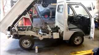 4x4 Dump and Scissor lift Micro Mini truck Does Everything [upl. by Callista]