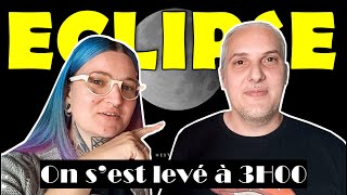 On se lève à 3H00 du matin pour fêter nos 10 ans et voir une éclipse lunaire  VLOG [upl. by Anohsal]