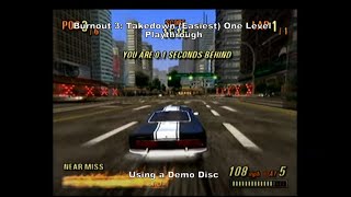 Ps2 Demo Disc 55 Burnout 3 Takedown One Level Playthrough D Playstation Sony Demo DemoDisc [upl. by Gare577]