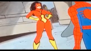 Spider Man amp Spider Woman defeat mechanical spider  SpiderWoman Easter egg 1979 [upl. by Erland558]