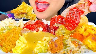 ASMR My Famous RED Turkey THANKSGIVING FEAST Eating Sounds ASMR Phan [upl. by Sianna787]