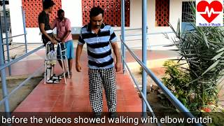 Exercise for spinal cord injury quadriparesis C5 C6 independent walking [upl. by Anirrok]