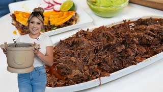 My FAST amp EASY “Lazy” INSTANT BEEF BIRRIA Seriously the BEST and NO BLENDER is needed [upl. by Lasky]