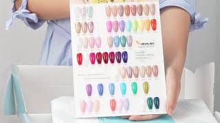 Unboxing Venalisa New Arrival VIP3 Kit 60 Colors Nail Gel Polish Kit How to Choose Enamels [upl. by Aimahc]