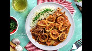 Calamares en salsa americana [upl. by Cherie]