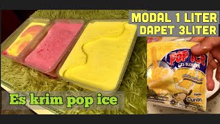 Es krim PopIce Homemade Super Ekonomis [upl. by Britton]