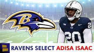 Adisa Isaac Selected By Baltimore Ravens Pick 93 In 3rd Round Of 2024 NFL Draft  Draft Grades [upl. by Yllet30]