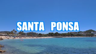 Santa Ponsa Mallorca 🇪🇸 Walking tour ☀️ 4K HDR [upl. by Etnud]