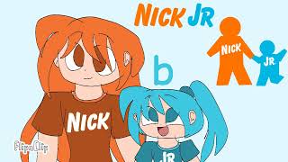 letter b nick jr 🧡Father and son💙 nickelodeon noggin face TV moose zee feetface [upl. by Willette]