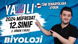 12Sınıf Biyoloji 2Dönem 1Yazılı  20232024 Örnek Sınav [upl. by Artined]