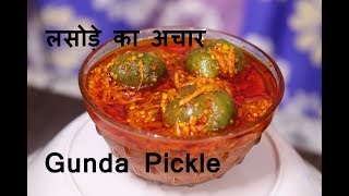 Lasode ka achar  Gunda pickle recipe  ગુંદા કેરી નું અથાણું  आचार रेसिपी [upl. by Hannah]