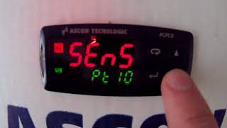 How to change the sensor input type Ascon Tecnologic KR3 [upl. by Marty]