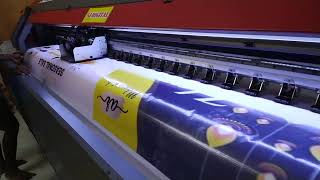 Flex Printing Business  Flex Digital Printing Live Video  Perfect Press  Flex kaise Banaye CDR [upl. by Ennaeerb]