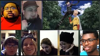 Episode Clip One punch man Saitama vs Sonic scene Reaction Mashup  ワンパンマン [upl. by Dnomse480]