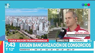 Exien bancarizacion de consorcios y administradoras ► Telefe Rosario [upl. by Amund]