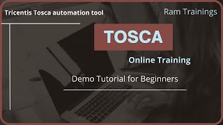 Tosca Training Demo  Tricentis Tosca no coding automation testing tool  tutorial for beginners [upl. by Edrahs788]