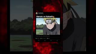 Naruto vs Kakashi akiratoriyama anime animelover boruto viral crunchyroll naruto kakashi [upl. by Durwin]