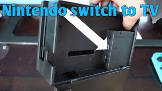 How to connect a nintendo switch to tv via hdmi [upl. by Herzog]