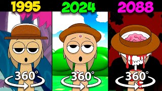 360° VR Incredibox Sprunki 1995 vs 2024 vs 2088 [upl. by Naej]