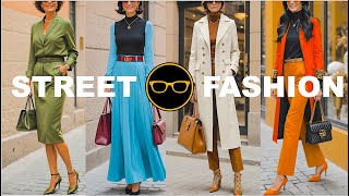 Italian Street Fashion Best Colour Trends Fall Outfit How to Elevate your style amp Looks Elegance [upl. by Bridges]