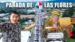 Así celebramos la PARADA DE LAS FLORES en PANAMÁ 🇵🇦🌷  Chiriquí Volcán 2022 [upl. by Ydnelg773]