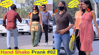 Funny quotHand Shakequot Prank Part 02  Bhasad News  Pranks in India 2023 [upl. by Una365]