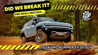 2024 GMC HUMMER EV 3X SUV  Did We BREAK It [upl. by Ahseki]