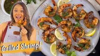 Unbelievable Grilled Shrimp Recipe Revealed  Chef Zee Cooks Seafood [upl. by Oriaj945]