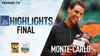 Highlights Rafael Nadal Wins Historic 10th MonteCarlo Title [upl. by Eeruhs]