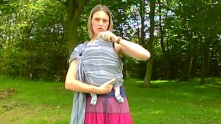 Using a ring sling with a newborn [upl. by Yolanthe]