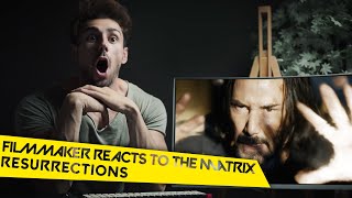 FILMMAKER REACTS TO THE MATRIX RESURRECTIONS TRAILER [upl. by Greene]