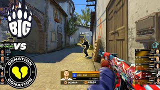 PROSUS FIRST GAME FOR BIG  BIG vs 00NATION  HIGHLIGHTS  Brazy Party 2023  CSGO [upl. by Macintosh]