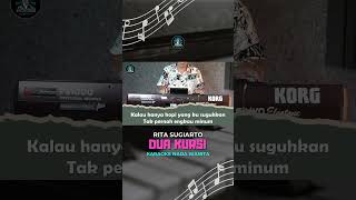 DUA KURSI  Karaoke Nada Pria  RITA SUGIARTO  shorts orgentunggalkaraoke instrument [upl. by Atteuqaj771]