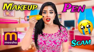 I did Makeup with PEN 😰 Meesho ne SCAM Kar Diya 😭 Nilanjana Dhar [upl. by Tadio]