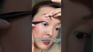 Goodbye liquid liner meltdowns 👋🏻✨eyelinerhacks wingedliner wingedeye eyelinertutorial [upl. by Cerelia]