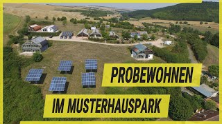 Musterhauspark St Alban Probewohnen in ökologischen Passivhäusern [upl. by Perron696]