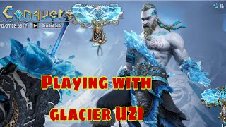 Playing with GLACIER UZI pubgmobilecustomroomlivestreamnewupdate [upl. by Ynehteb]