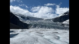 Canada Alberta Athabasca Glacier and Columbia Icefield Parkway Tour 2023 [upl. by Eelrefinnej]