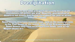 DESERTS CHARACTERISTICS [upl. by Adierf]