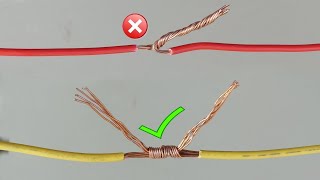 ❌¡Los ELECTRICISTAS no quieren que sepas esto emplamar 3 cables electricos delgados sin soldar [upl. by Bourn]