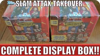 COMPLETE BOOSTER BOX  Topps WWE SLAM ATTAX TAKEOVER™ Official Trading Card Game  UNBOXING [upl. by Chenay]