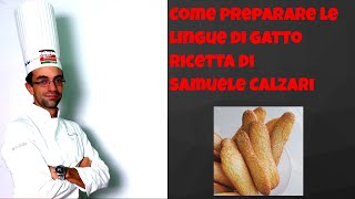 Come fare le Lingue di gatto ricetta [upl. by Lexis]