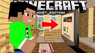 THE FURNITURE MOD in MCPE  0152 Amazing Decorations  Minecraft PE Pocket Edition [upl. by Fromma]