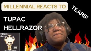 Millennial Reacts to Tupac  Hellrazor First time hearing  Reaction [upl. by Ydnirb]